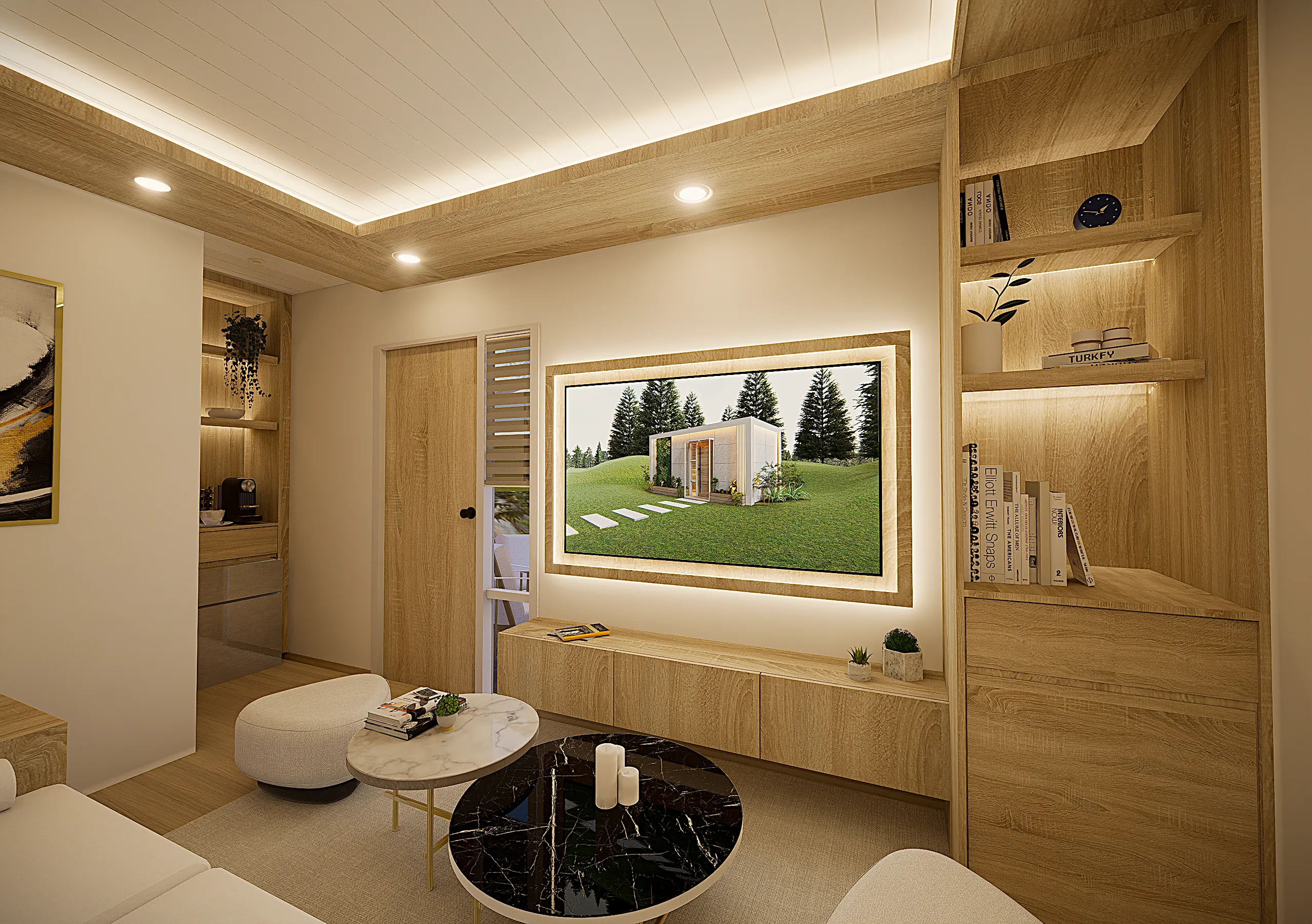 Lounge cube interior